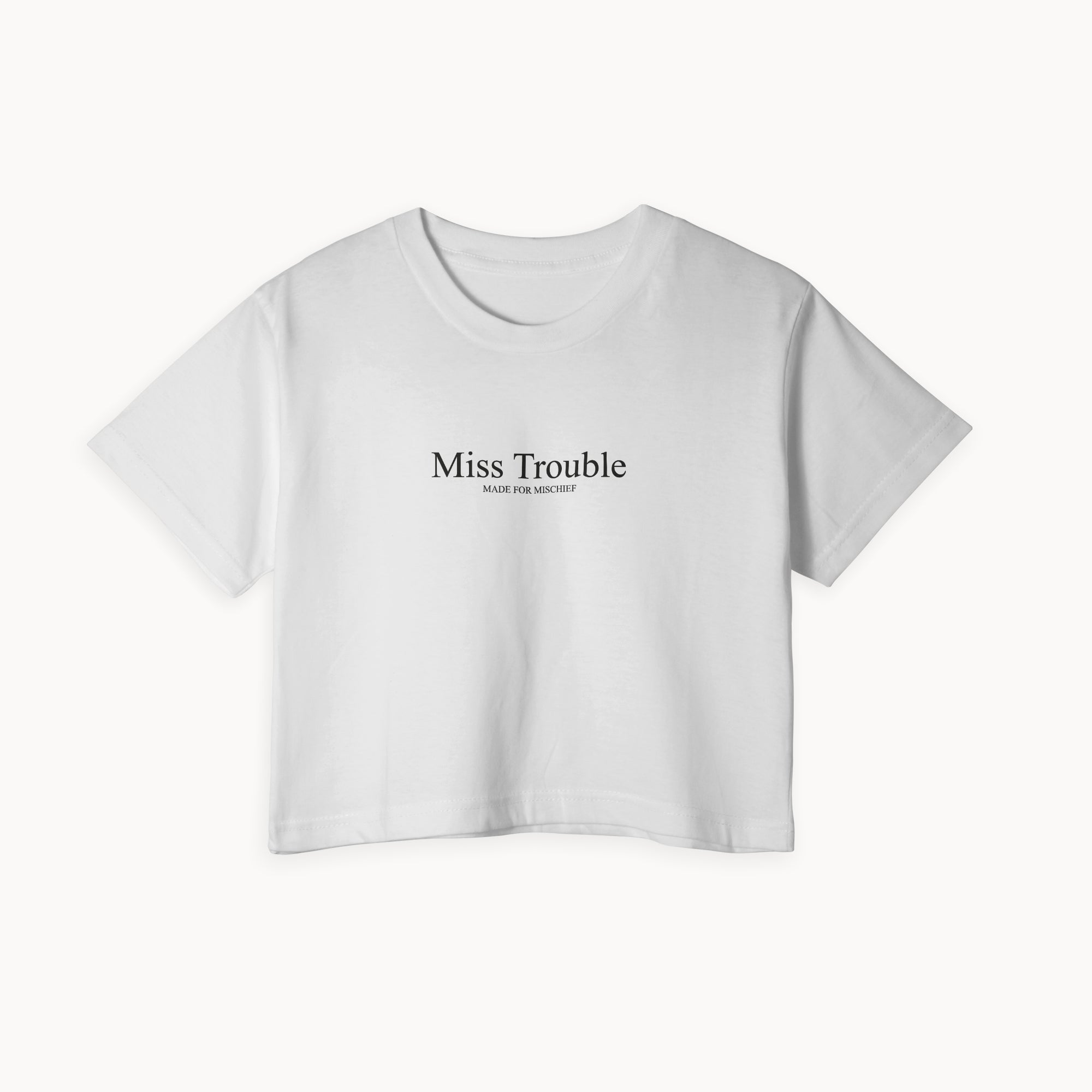 Miss Trouble | Crop T-Shirt